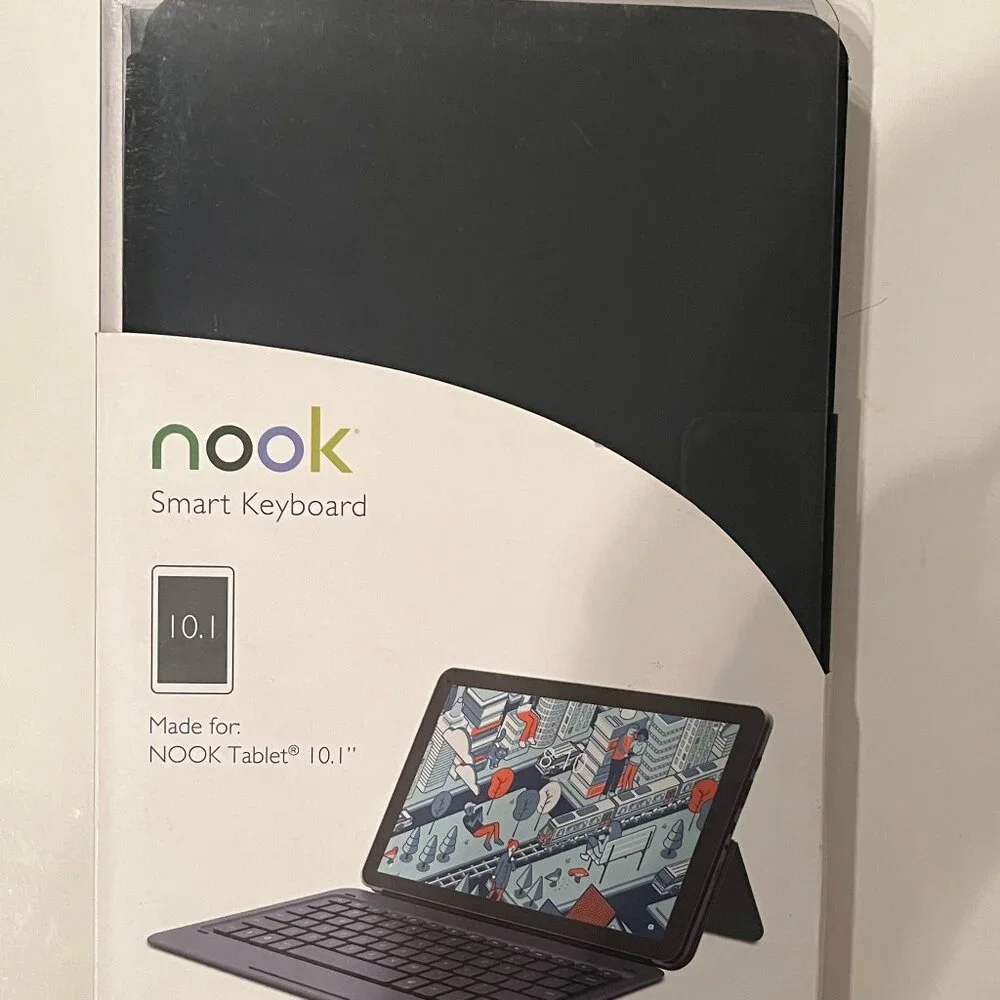 Barnes &‎ Noble Nook Cover Stand Black -Samsung Galaxy Tab E Nook Case (new/x)